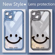 smile for vivo Y18 V30E V30 Pro Y03 Y100 5G X100 Pro Y27s Y27 Y17s Y36 Y02t Y78 V29 V27e Phone Case Lens Protective Film Hard Bumper Phone Case