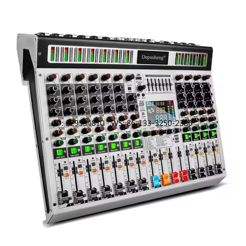 12Channel Digital Mixer Professional audio mixing 99 digital effects audio console mixer DJ Audio mi