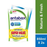 Antabax Antibacterial Shower Cream 850ml Twin Pack