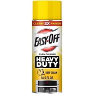 Easy Off Heavy Duty Oven Cleaner, Destroys Tough Burnt on Food and Grease, Lemon Scent, 14.5 oz Can