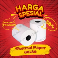 THERMAL PAPER CASH RECEIPT PAPER ROLL THERMAL 80MM 80X80 THERMAL PRINTER 79 80 x 80 80x80MM CORE