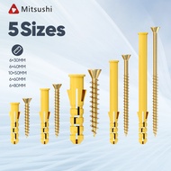 Mitsushi Tox With Screw Tox Wall Plug With Stopper 10-80mm Expand Nails WIth Screw For Drywall Cemen