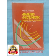 Original book: math analysis volume 2. jean e weber