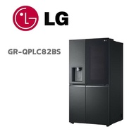 【LG 樂金】 GR-QPLC82BS 734公升 敲敲看門中門冰球冰箱 星夜黑(含基本安裝)