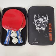 LOKI K3000 Table Tennis Racket Set 2 pcs Training Ping Pong Bat Amateur Ping Pong Racket