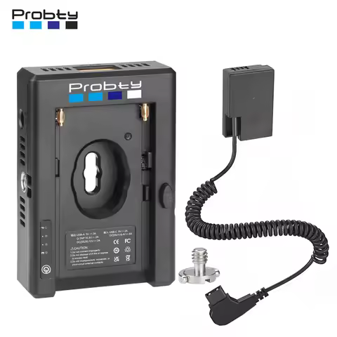 ACK-E18 DR-E18 LP-E17 Dummy Battery D-TAP Power Adapter Kit+NP-F Battery Adapter Mount Plate for Can