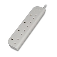 F9E400SA3M BELKIN ECONOMY SERIES 4-SOCKET SURGE PROTECTOR