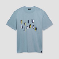DAVIE JONES เสื้อยืด Logo Oversized Fit T-Shirt LG0123 สีฟ้า