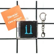 Mini CD keychain G-DRAGON - UBERMENSCH 3RD ALBUM JEWEL VER. 6 with retractable case with NFC to scan