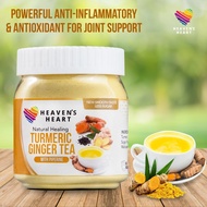 ∆ ♣ ▦ [Buy 2pcs] Heaven's Heart Natural Healing Turmeric Ginger Tea With Piperine 150g (Less