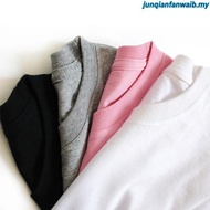 Tshirt oversized premium High Collar Vintage 290-300 gsm  100% Cotton Kain Sejuk Plain tshirt lelaki