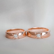 cincin kawin / cincin nikah / cincin pernikahan berlian DRF00364/365