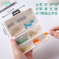 ETRAVEL ETRAVEL Pill Box Portable Small Mini Pill Box Pill Medicine Pill Box Storage Box Portable