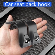 Car front seat backrest hook organization hanger clip for Honda Civic Fk7 Fit Fk2 Mugen Fk8 tipo R A