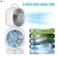 Desktop Fan With Double Layers Lightweight Quiet Table Airs Cooler For Bedroom Living Room