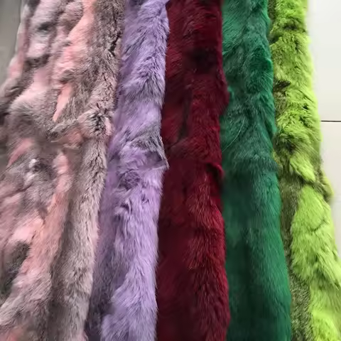 75cm * 115cm Rex Rabbit Fur Leather Fur Rex Rabbit Increased Blanket Plate Diy Clothes Sofa Cushion