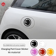 Car Charging Port Cover Sticker Decals Accessories For Mini Countryman U25 Cooper F56 F55 F60 R56 R