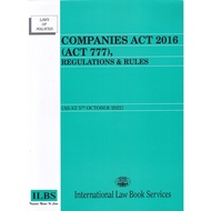 ILBS Companies Act 2016 (Act 777), Regulations & Rules