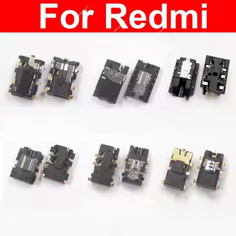 Headphone Jack For Xiaomi Redmi S2 3 3S 3X 4 4A 4X 5 Plus 5A 5 6 Pro 6A 8 8A 9C 9 9T 9A 10C Earphone