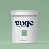 Voqe สีน้ำอะครีลิคแท้ 100% เฉดสีเขียวใบสน 9 ลิตร สีทาบ้าน ทาอาคารพรีเมี่ยม เกรด15 ปี เนื้อสีเยอะ