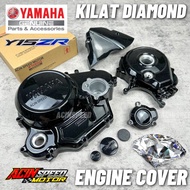 HITAM KILAT DIAMOND CASING ENGINE Y15ZR FZ150/ YAMAHA ENGINE COVER COVER HITAM KILAT CASING FZ150 y1