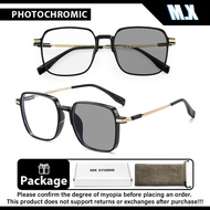 Near-Sighted Glasses Photochromic eyeglasses MX STUDIO MX-JINA Anti-Radiation Eyeglasses for men and