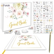 TVKR Wedding Guest Book Elegant Guest Book Weddings Reception Baby Shower Guest Book For Wedding And