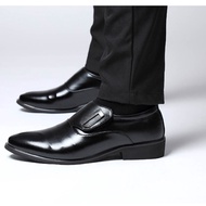 รองเท้าหนังผู้ชาย BLACK (สีดำ) Mens Business Dress Shoes CUPual Shoes Wedding Shoes รองเท้าหนังชาย รองเท้าผู้ชาย รองเท้าคัชชู ผช รองเท้าหนังสีดำ รองเท้าผู้ชายหนัง