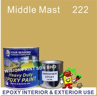 middle mast 1L ( 1 Liter ) Four Seasons / New Epoxy Floor Paint / Heavy Duty Coating - new mici epoxy Finishes