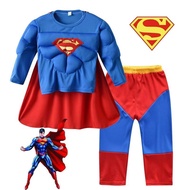 Superman muscle costume for kids 2yrs to 8yrs
