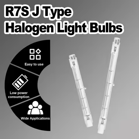 Dimmable R7s Halogen Lamps 1500w/1000w/500w/100w/60w Dimmabled Led Bulb Warm White Bulbs 78mm Headli