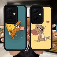 Q8 Mouse Soft Paint Casing for OPPO Reno 11 8T 13F 11F 10 Pro 5G