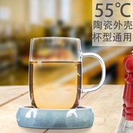 仁峰水杯墊55度恒溫加熱暖杯墊智能可加熱牛奶保溫杯子墊陶瓷底座