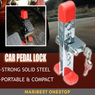Stainless Steel Pedal Lock Car Lock Brake Anti Theft Lock Nut Paddle Brake Lock Car Brek Kereta Car 