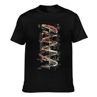 Custom Design Dna Colorful Regular Fit Mens Summer Tshirt