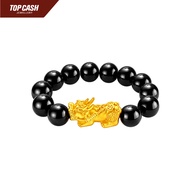 Top Cash Jewellery 999 Gold Ancient Coin Pixiu Bracelet