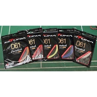 [KIZUNA] D61 Z61 SPIRAL Violent Instant Elastic Badminton Line (0.61MM) Japanese K Brand KIZUNA