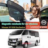 Nissan NV350  magnetic sunshade, mosquito proof side curtain, sun protection and heat insulation
