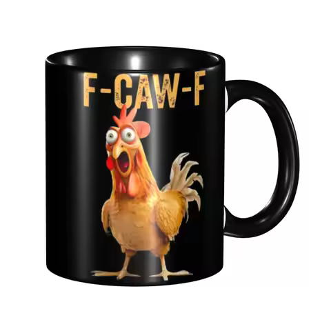 Funny F-Caw-F Chicken FCAWF Merch Coffee Mug Cute Cup Gift For Women Men