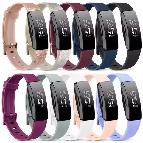 Band for Fitbit Inspire 2 1 Strap Watchband Silicone Bracelet for Fitbit Inspire HR Bands Wristband 