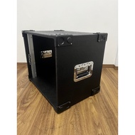 Wooden Rack Without Cover 8u Depth 15 Inches Aluminum Handle Mounting Rail With Nuts