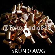 0 AWG Copper Cable Skun 8mm Bolt Hole