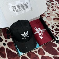 SET TSHIRT + CAP 🎁 ( PREORDER 5-7 DAYS ) ‼️ giftbox for boy surprise  gift cap tshirt murah