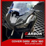 ADV 160 CARBON GLOSSY FRONT LIGHT TIE COVER ️ ADV 160 carbon lamp Garnish - ADV 160 variation - ADV 