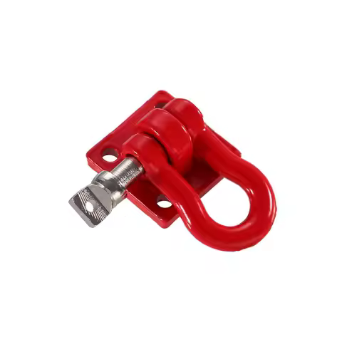SCX10 1pair Red Shackles SCX-10 Hook Winch for Accessory Truck R/C Rock Crawler Metal Trailer Hook 1