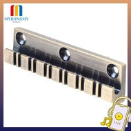 MYRONGMY Electric Guitar Bridge, Bronze Color Metal 12 String Guitar Bridge, Premium Guitar Bridge R