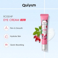 1 Pc Lightening Dark Circles QUIYUM Rosehip Eye Cream 20g,Skin Repair Eye Moisturizer Moisturizing E