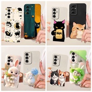 Cute Cartoon Cover For Samsung Galaxy M13 M23 F23 5G Casing SM-M135F SM-M236B SM-E236B Case Candy TP