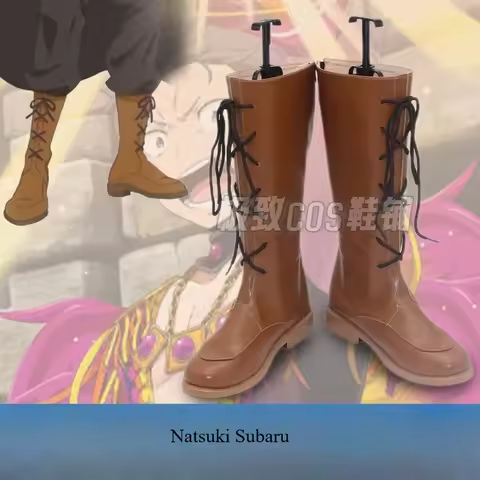 Re Life Zero Natsuki Subaru Cosplay Shoes Boots Halloween Costume Accessory Prop