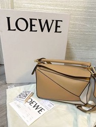 Loewe Puzzle Small 靚沙色拼色